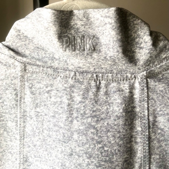 Pink Victoria Secret Active Wear. Light gray long sleeve top Large NWT  (B3) - Picture 5 of 10